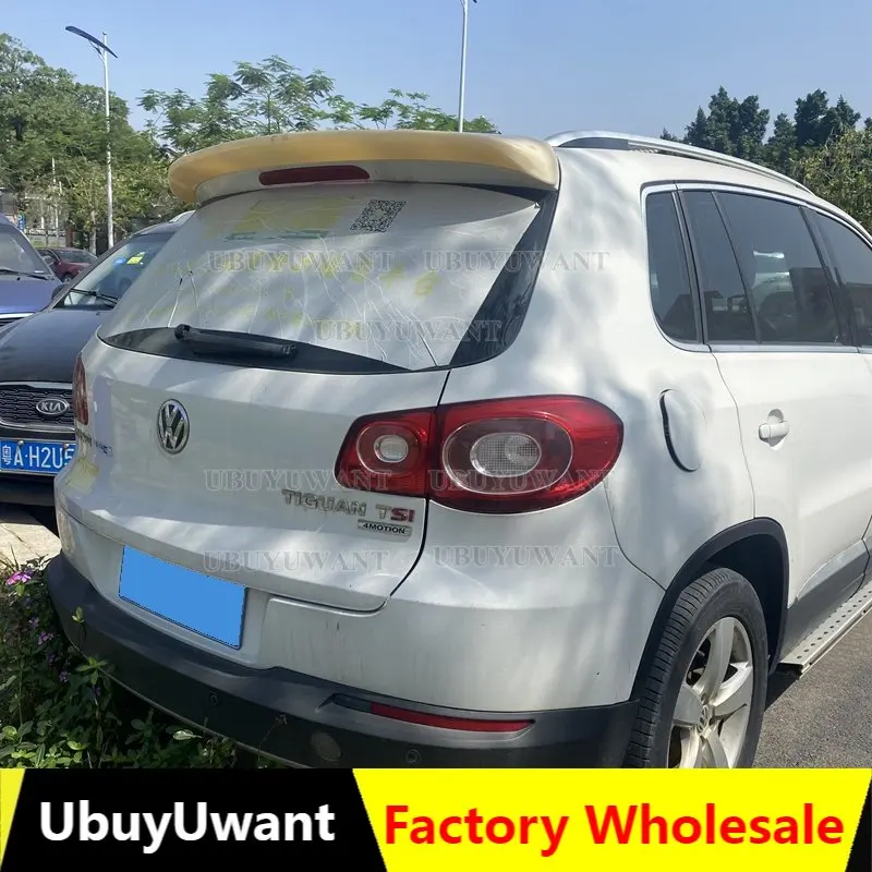 

For Volkswagen VW Tiguan Spoiler Tiguan Car Tail Wing Decoration ABS Carbon Fiber Color Rear Trunk Roof Spoiler 2009-2016