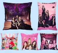 2022 kpop lisa jisoo jennie rose collective cushion cover square one side pillowcase home office decor body pillow for fan gift