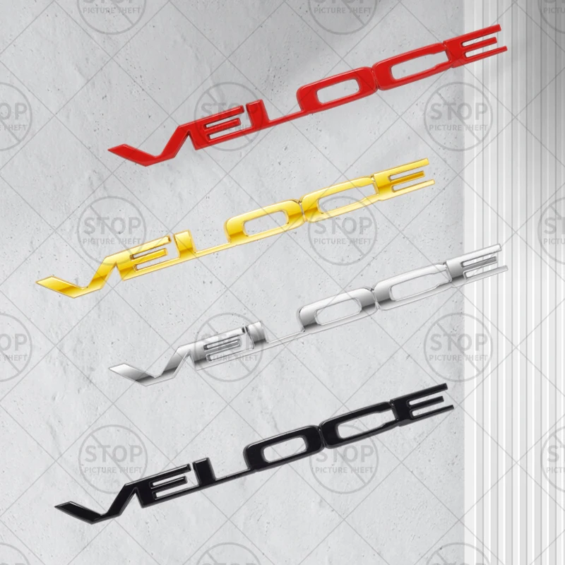 Автомобильная наклейка с логотипом VELOCE 3D украшение кузова значок эмблема