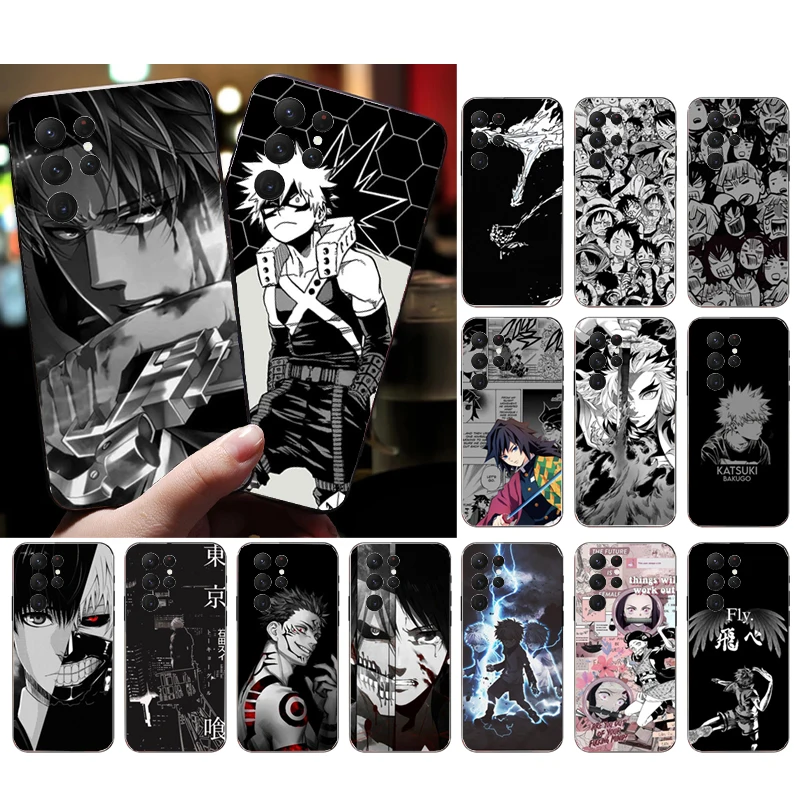 

Anime Comic Demon Titan Deku Phone Case for Samsung S23 S22 S21 S20 Ultra S20 S22 S21 S10E S20FE S10 S9 Plus