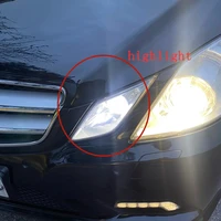 2pcs car day light flexible waterproof strip auto headlights white lights for mercedes benz e class a207c207 2010 2013