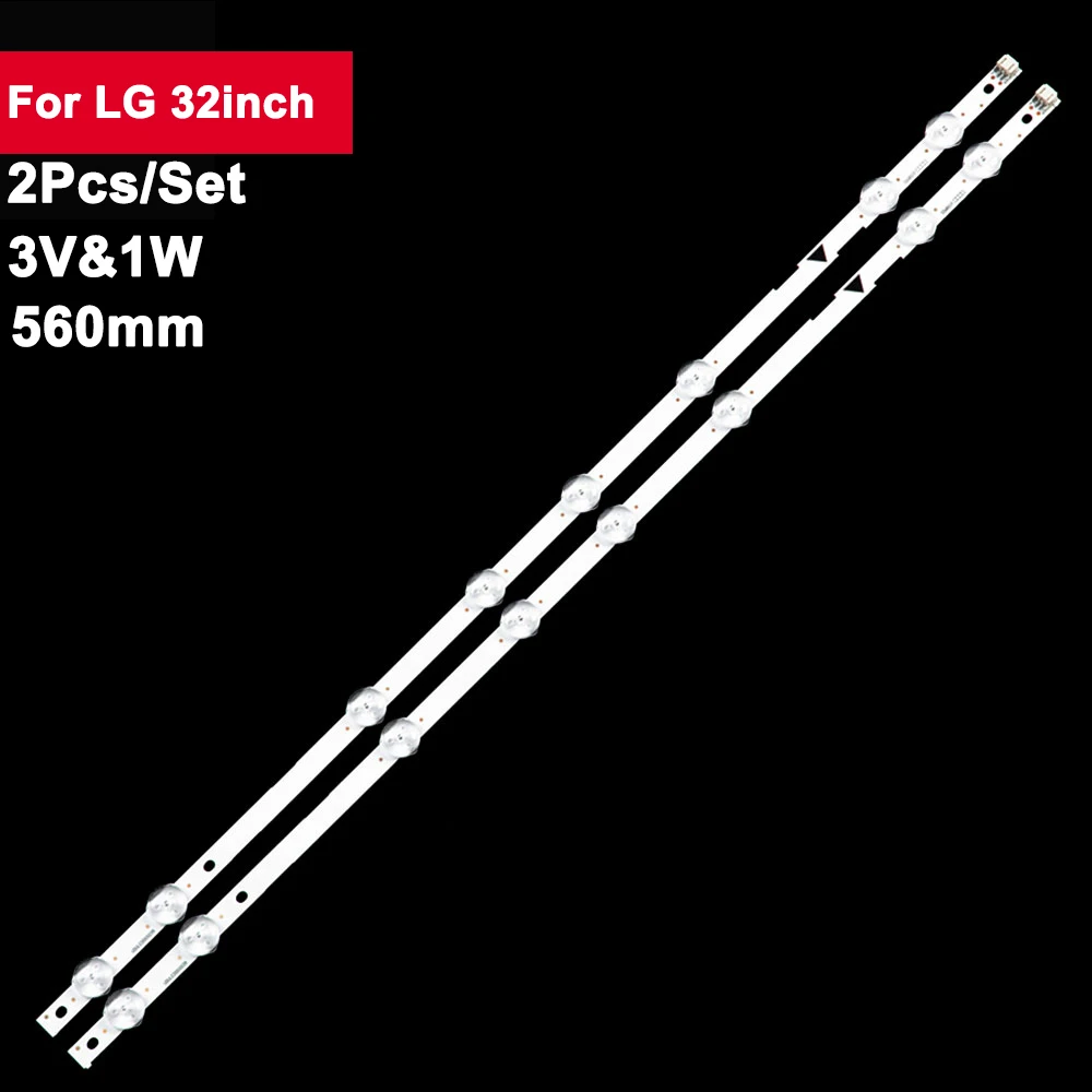 

2 шт./комплект, ТВ-подставка 560 мм, 3 В, 1 Вт для LG Innotek, 32 дюйма, NDF UDULED0GS038 32W8S1P 32MD304V 32MD304X