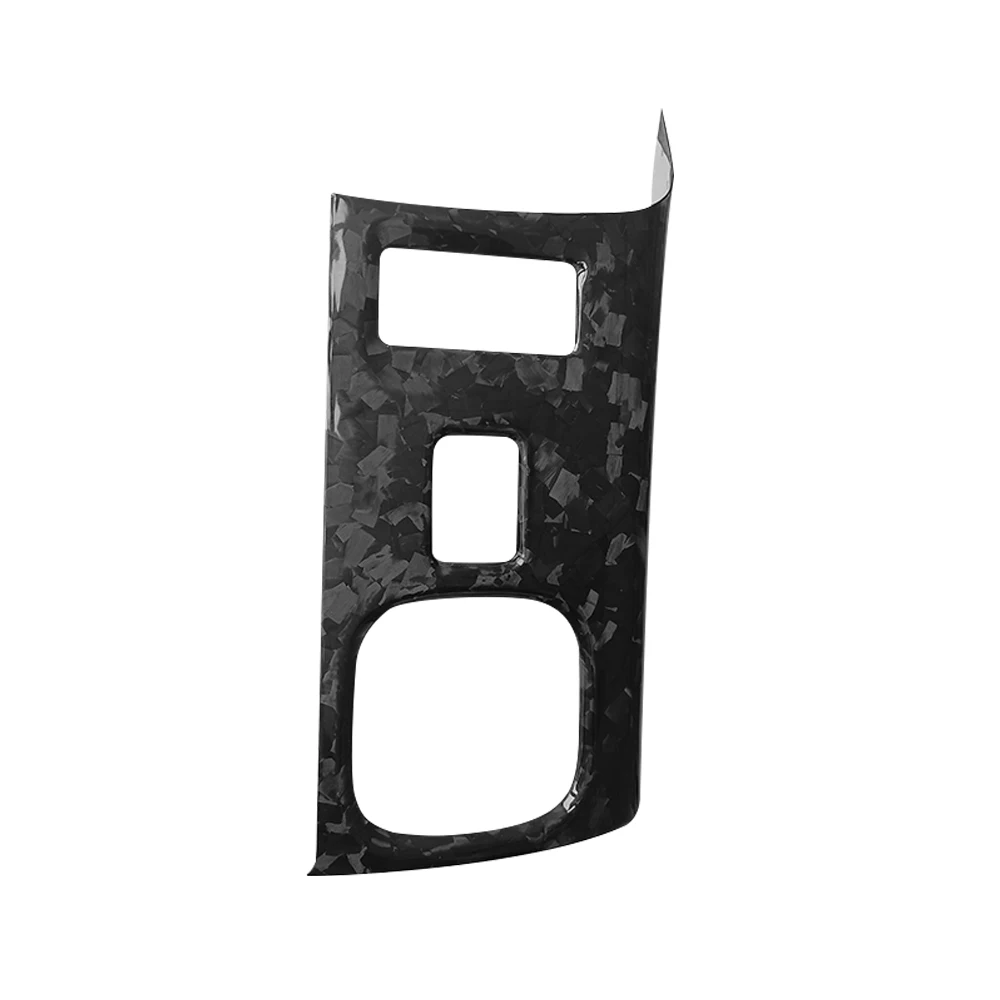 Кованая карбоновая центральная консоль крышка сиденья нагревательная панель