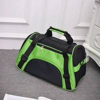 pet carrier bags transport bag safety zippers portable outdoor travel cage breathable foldable for dog cat handbag shoulder bag