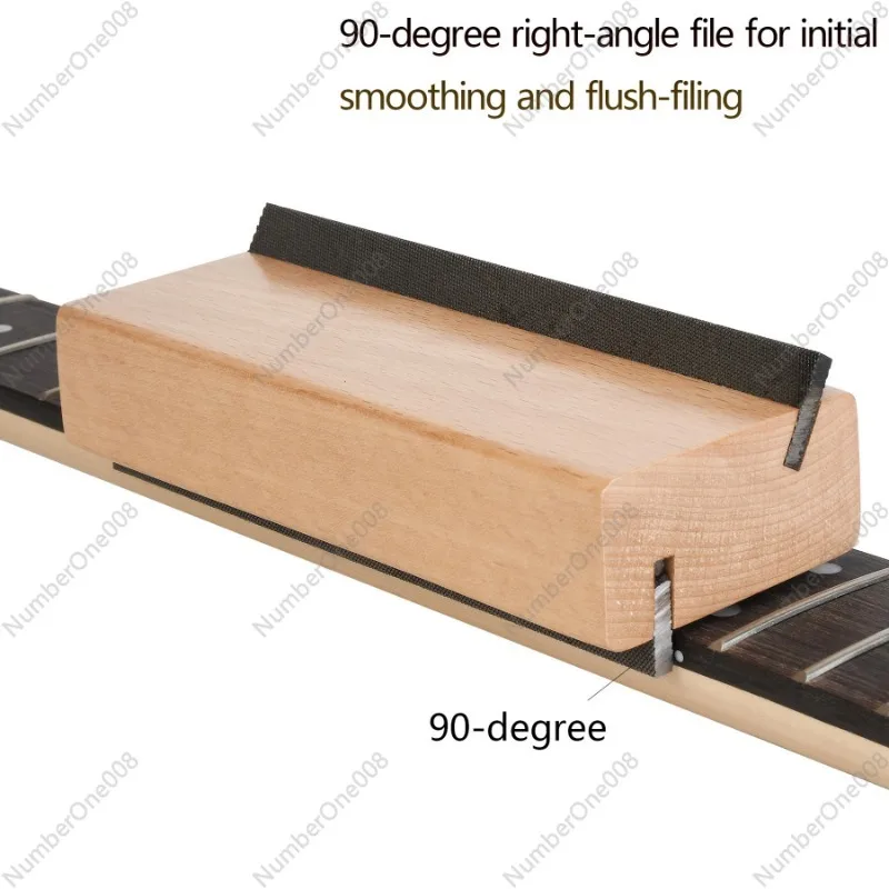 Напильник для гитарной проволоки Muspor 2-в-1 с кленовой фаской 35 ° и 90 Инструмент