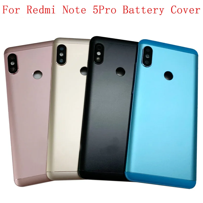 

For Xiaomi Redmi Note 5 Pro Note 6 Pro Battery Cover with Lens Frame Replacement