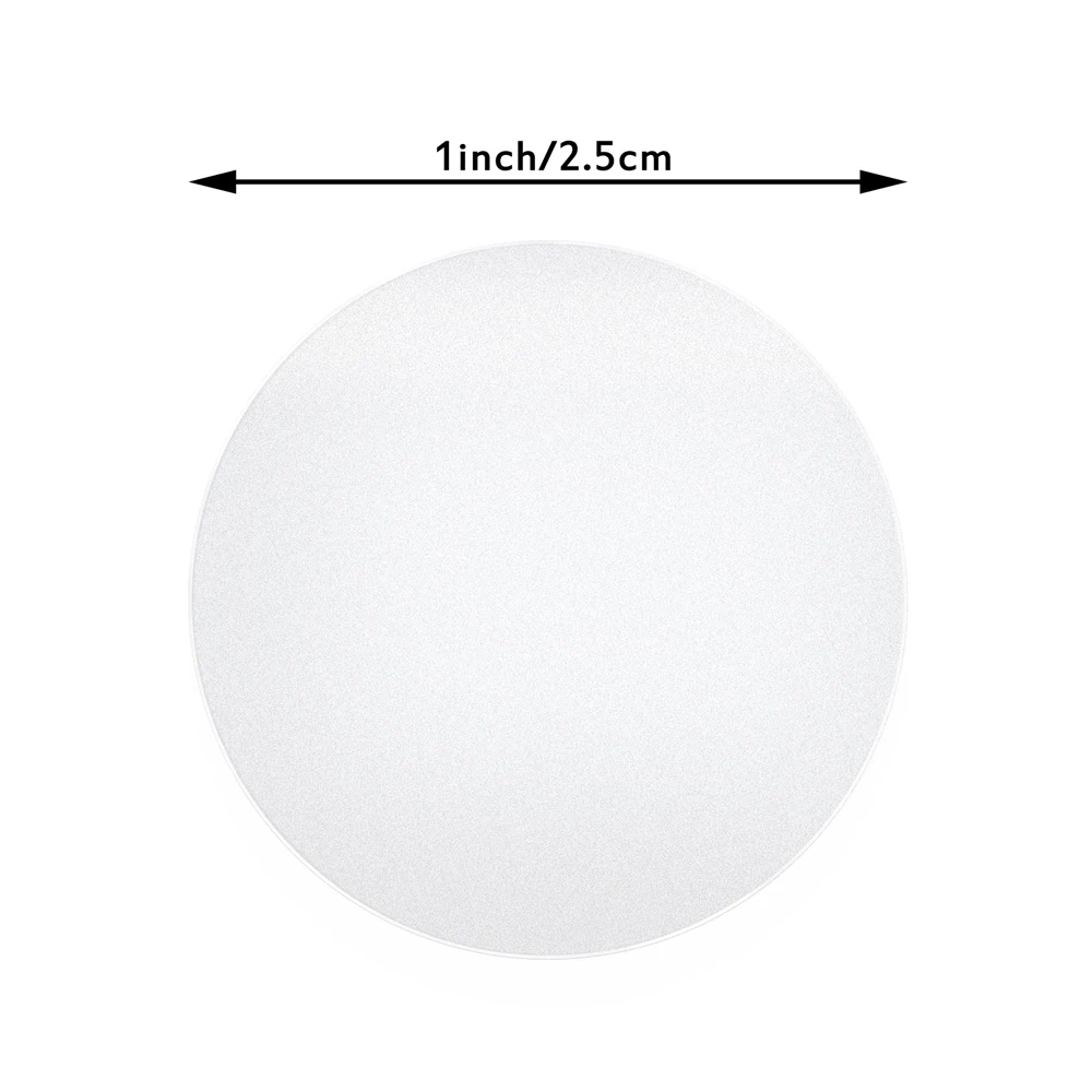 

500pcs transparent labels 1 inch business package seal labels sticker PVC adhesive custom sticker stationery supply