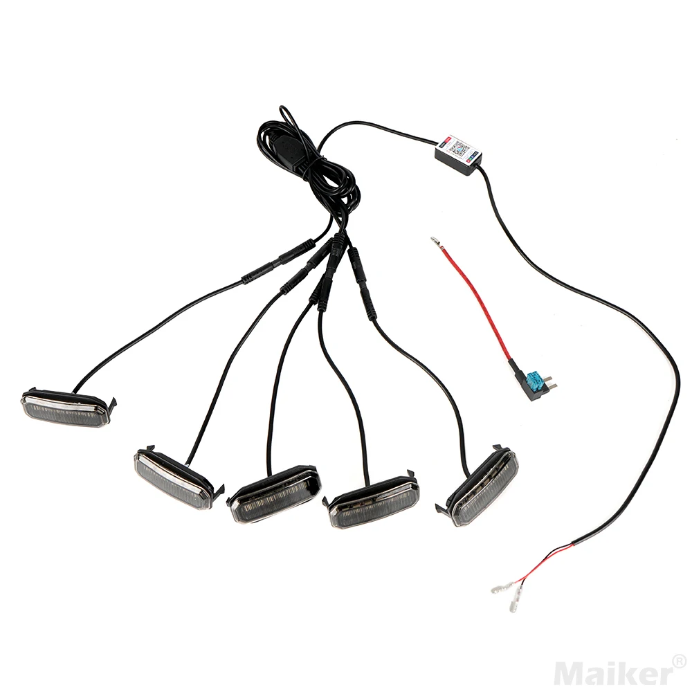 2024 RGB гриль-светильник для Wrangler jl гладиатор пикап автомобильная система