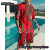 New In Men Summer Luxury Tracksuit Popular Trend T-Shirt Shorts Suit Fashion Outfit Set Male Casual Joging Streetwear Clothing 1