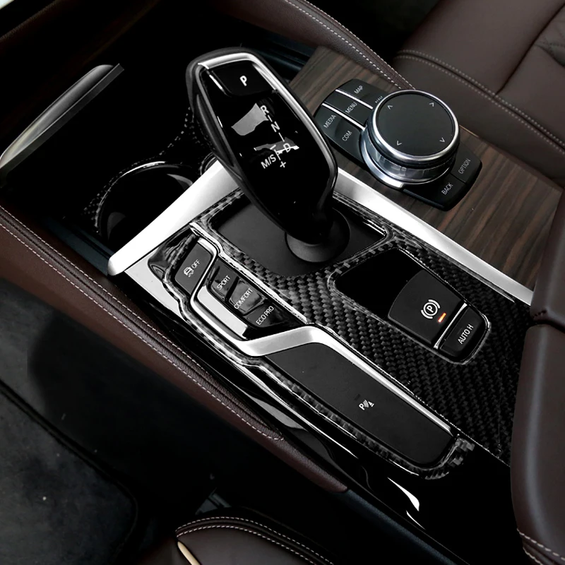 Для BMW 5 серии G30 6GT G32, аксессуары, защитная наклейка из углеродного волокна, кнопки переключения передач, крышка панели, внутренняя отделка, Стайлинг автомобиля (art.: 3920cedba4a16) - 3920cedba4a16
