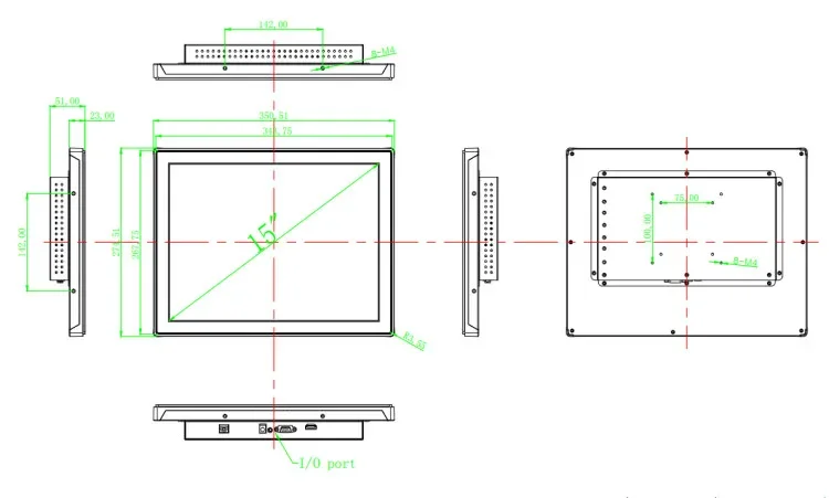 Кассовый аппарат с сенсорным экраном для устройства заказа пищевых продуктов