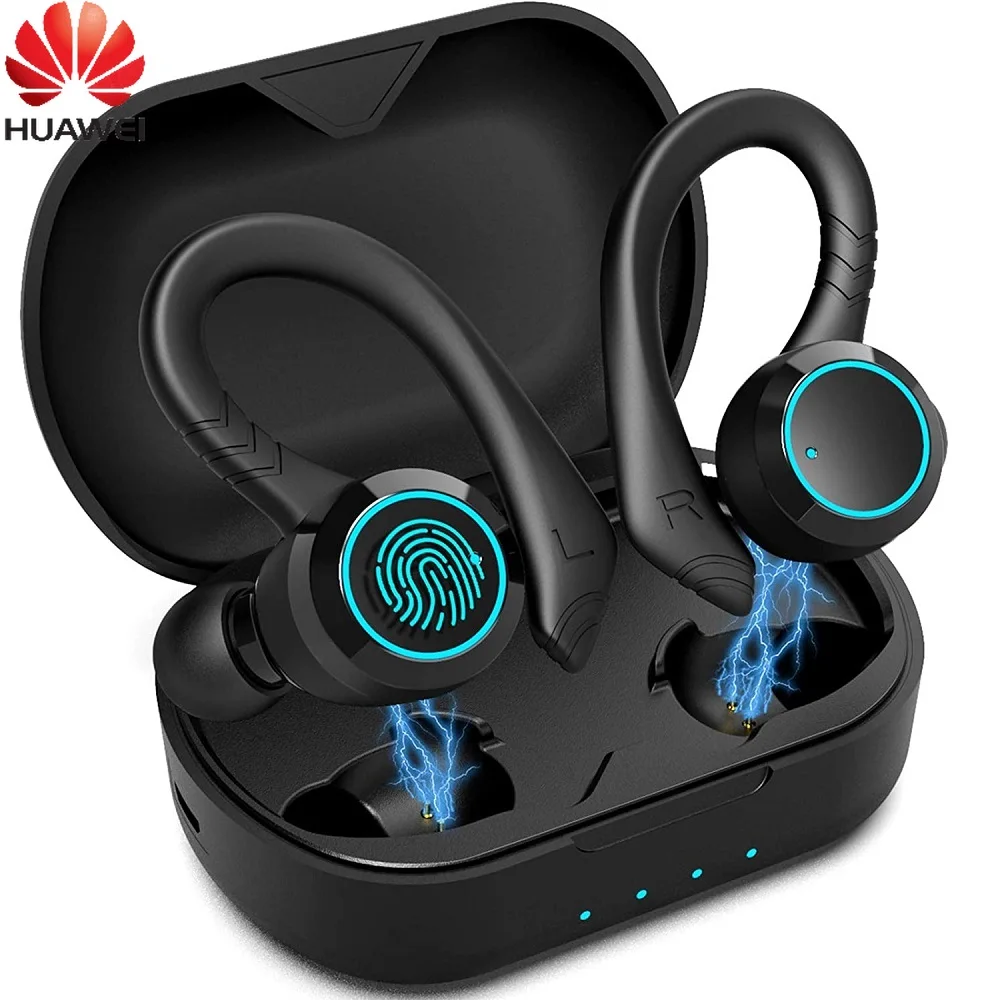 

Спортивные наушники Huawei TWS, Беспроводная Bluetooth-гарнитура с крючками, наушники с защитой от падения, наушники с микрофоном и сенсорным управл...