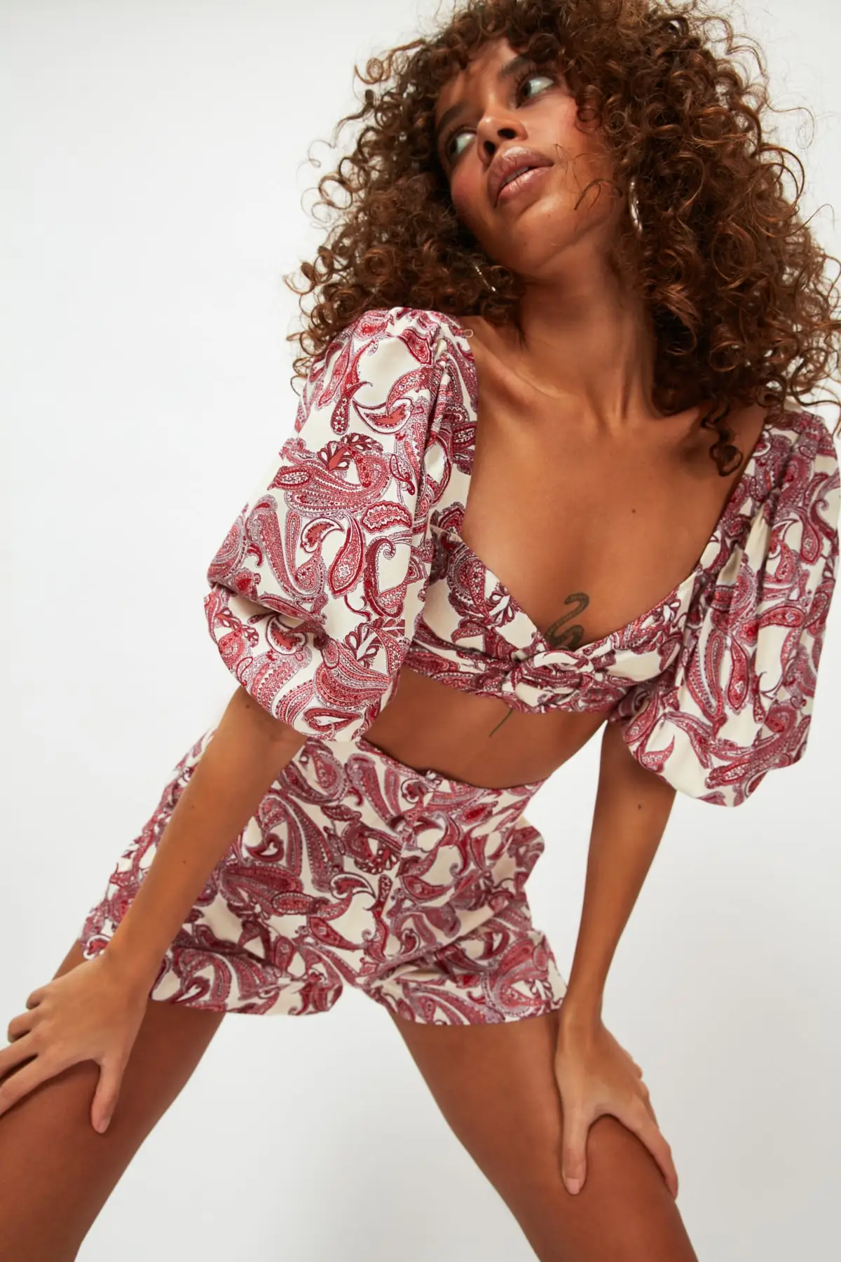 

Trendyol Buckled Cotton Bottom-Top Suit TBESS21AU0299