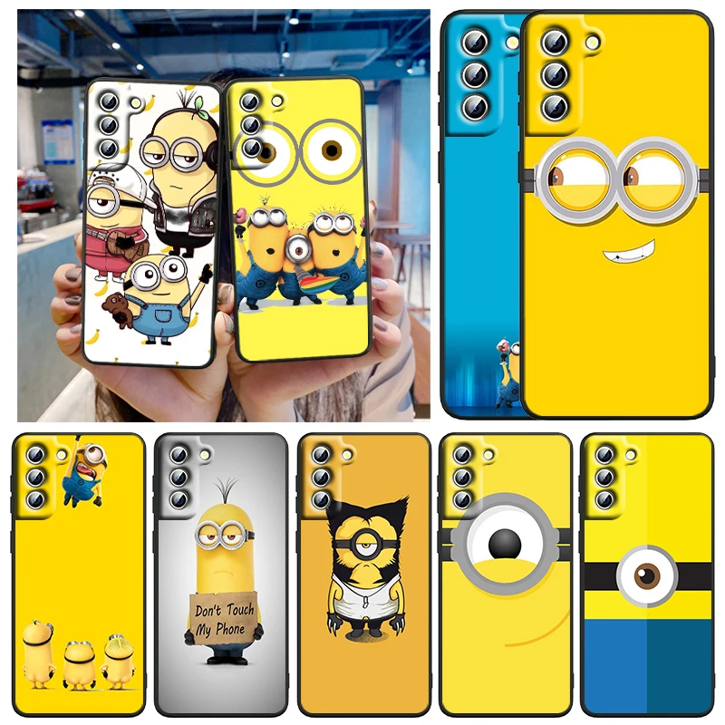 

Despicable Me Minions Movie For Samsung Galaxy S22 S21 S20 FE Ultra Pro Lite S10 5G S10E S9 S8 Plus Black Soft Capa Phone Case
