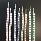 Модные креативные шнурки со смайликом для мужчин и женщин, трендовые индивидуальные спортивные повседневные шнурки для баскетбольной обуви розового и желтого цвета с улыбающимся лицом, Прямая поставка