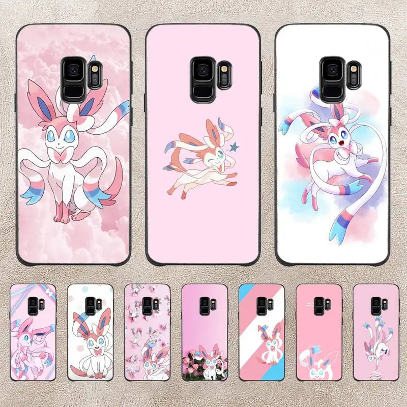 

PokemonS Sylveon Phone Case For Samsung Galaxy Plus S9 S20Plus S20ULTRA S10lite S225G S10 Note20ultra Case