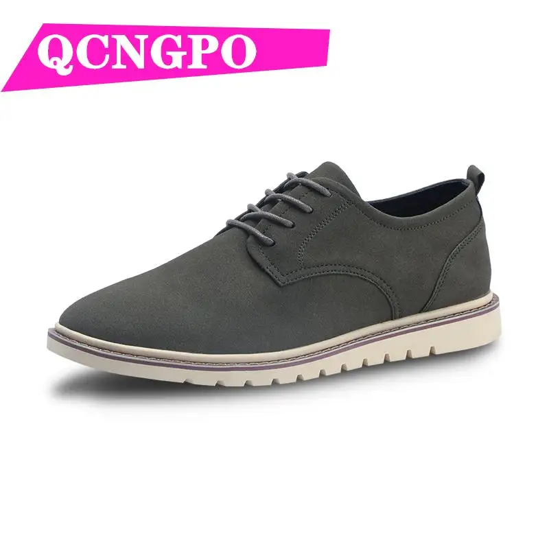 

Мужские кожаные туфли ручной работы, дышащие, для вождения, Повседневная Уличная обувь