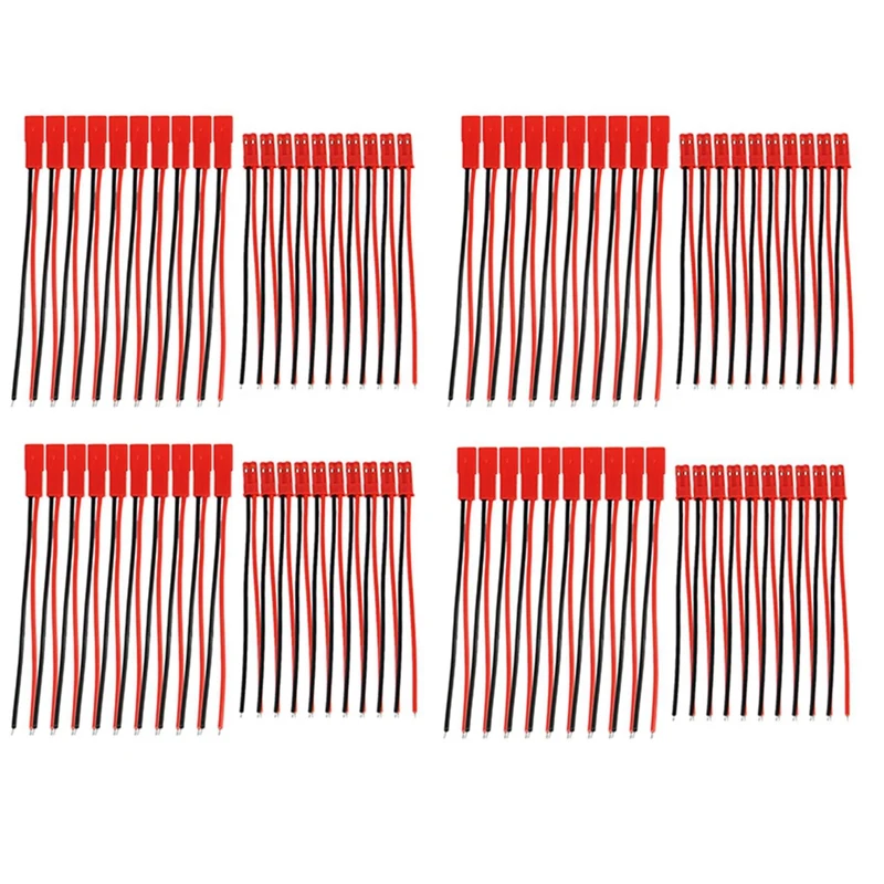 40 пар 2 штырьковых разъема JST Штекерный соединитель M To F 110 мм кабель провод