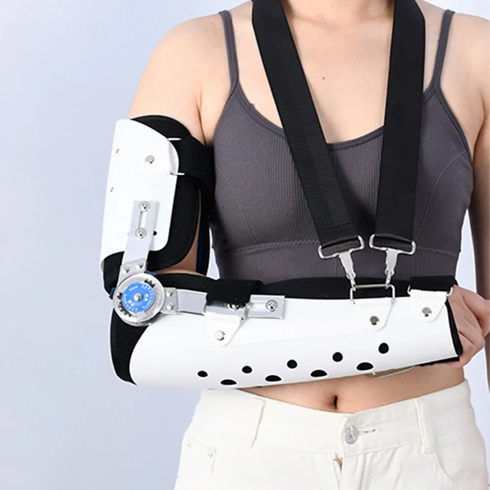 

Elbow Shoulder Joint Recovery Arm Splint Elbow Arm Forearm Support Orthosis With Pad Can Fix Joint Protection Motion Tool