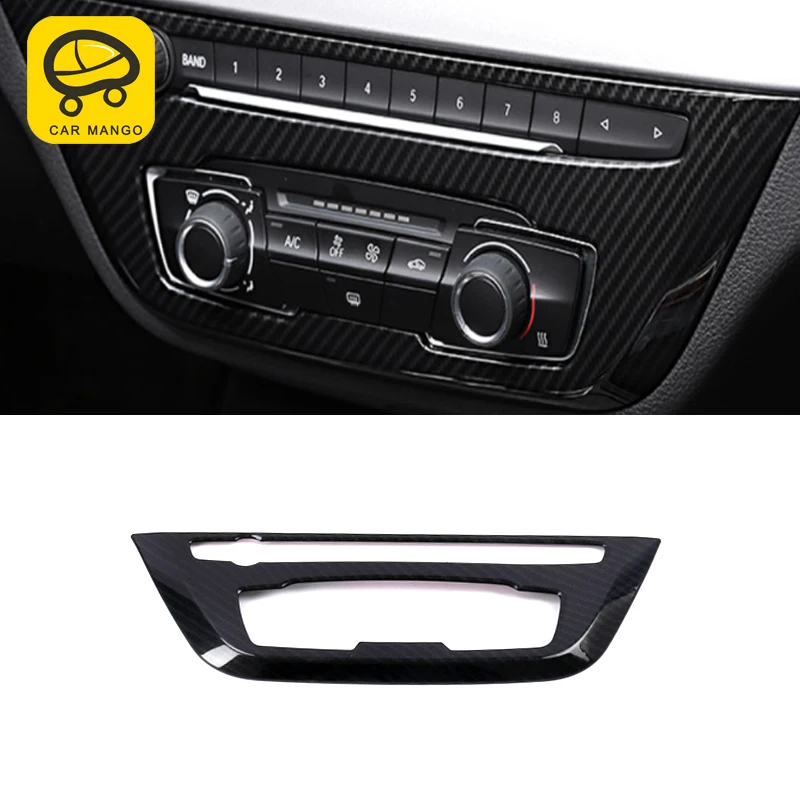 

CARMANGO для BMW 1 серии F20 F21 2012-2019 Автомобильная Центральная панель управления рамка отделка наклейки Чехлы аксессуары для интерьера