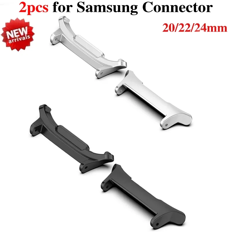 Фото 1 пара, адаптер для Samsung Galaxy Watch 7 Ultra 47 мм, металлический разъем для Samsung Watch 7 Ultra 20 мм 22 мм 24 мм, аксессуары для часов №1