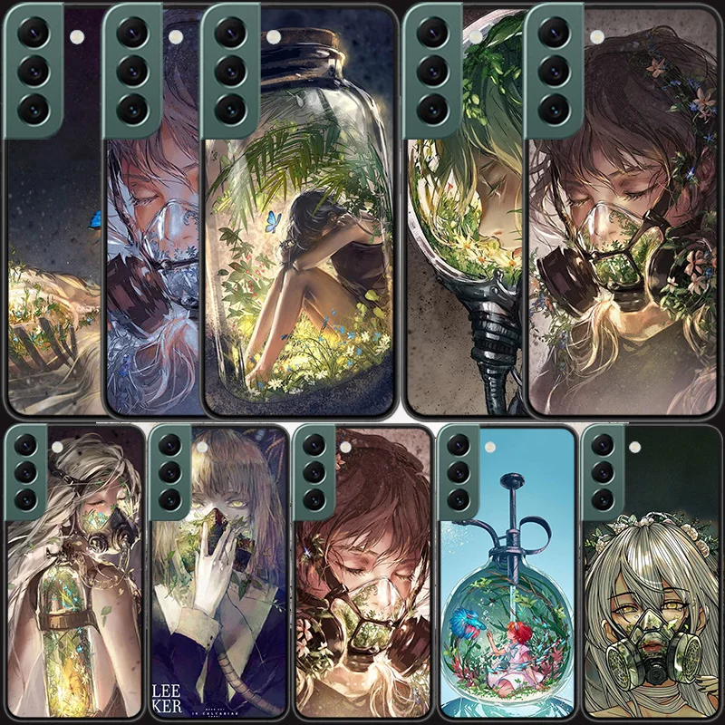 

Deep forest breathing air flower figure Phone For Samsung Galaxy Note 20 Ultra 10 Lite 9 8 M11 M12 M21 M30S M31S M32 M51 M52 Cas