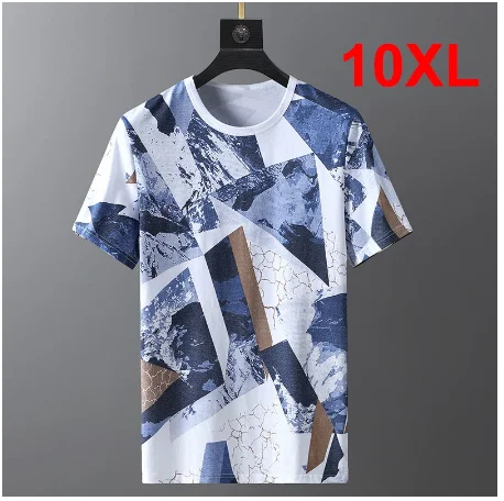 

Футболка мужская с коротким рукавом, топ, большие размеры 4xl 5xl 6xl 7xl, лето 2023