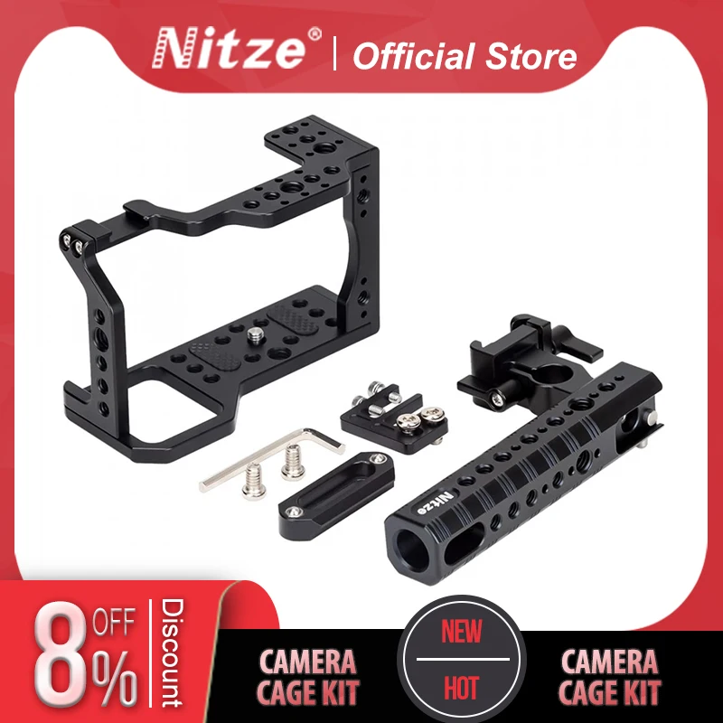 

NITZE CAMERA CAGE KIT FOR SONY A6000/A6300/A6400/A6500 - SHT-A6