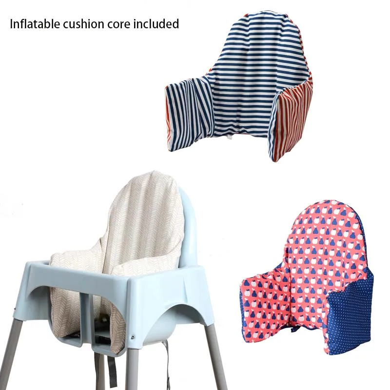 Funda de cojín para asiento de trona para niños y bebés, colchoneta inflable para trona, espalda, alimentación