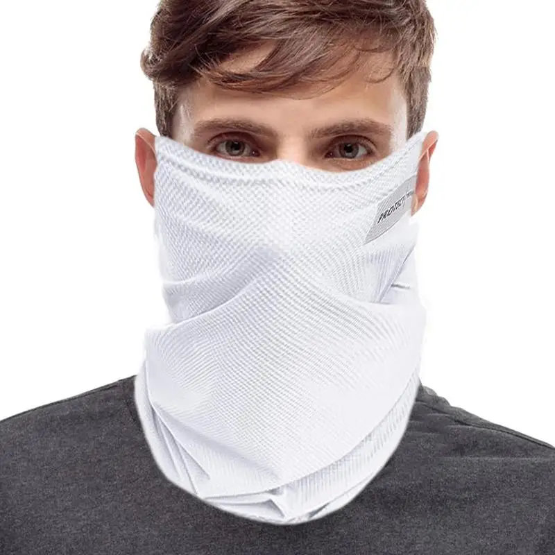 

Защитная маска для лица с УФ-защитой, лыжная маска для мужчин, бандана, чехол на все лицо из вискозы, дышащая и удобная для езды на велосипеде и прогулок