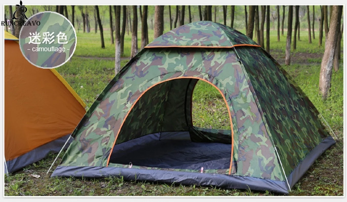 

Outdoor Automatic Pop Up Family Camping Tent 1 2 3 People Multiple Models Easy Open Tents Ultralight Instant Shade