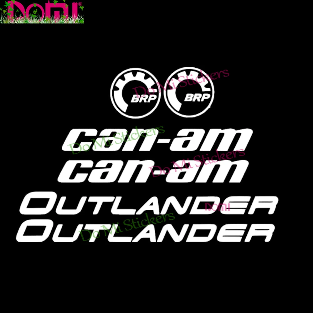 Классический наклейка CAN-AM TEAM Outlander Maverick LOGO BRP STICKER DECAL EMBLEM Racing Laptop Helmet Trunk Vinyl Car Sticker Die-Cut on.