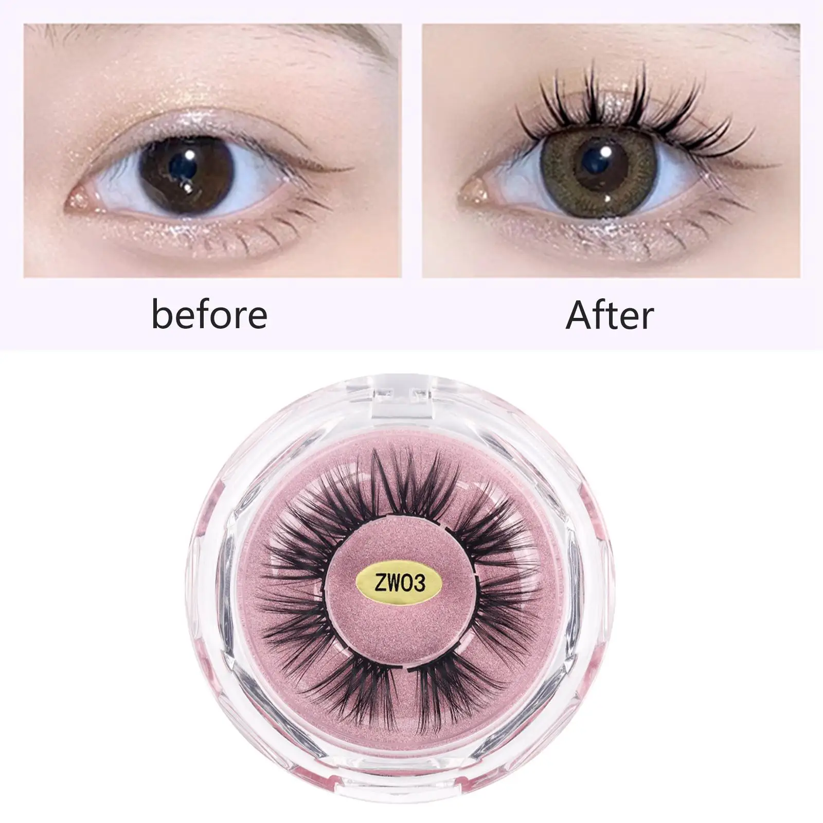 

Самоклеящиеся накладные ресницы, сегментированные натуральные легкие мягкие ресницы «сделай сам» для женщин и девочек