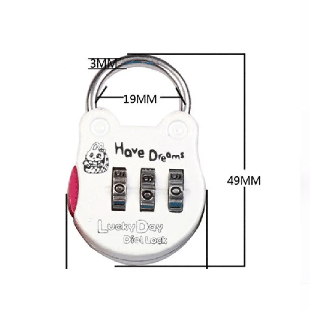 

5pcs Small Alloy Digital Password Padlock Backpack Suitcase File Cabinet Jewelry Box Case Trunk Lock