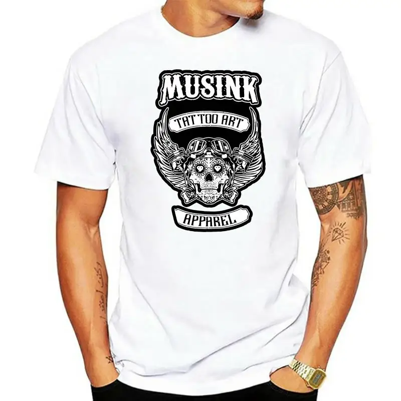 

Мужская футболка MUSINK с алмазными глазами, футболка, тату, Байкерская, kuпод заказ, альтернатива, новинка, Черная