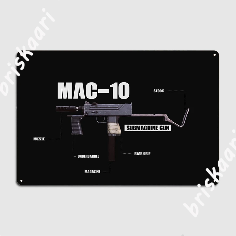 

Mac10 металлический знак настенный паб Ретро украшение гаража оловянный знак плакат