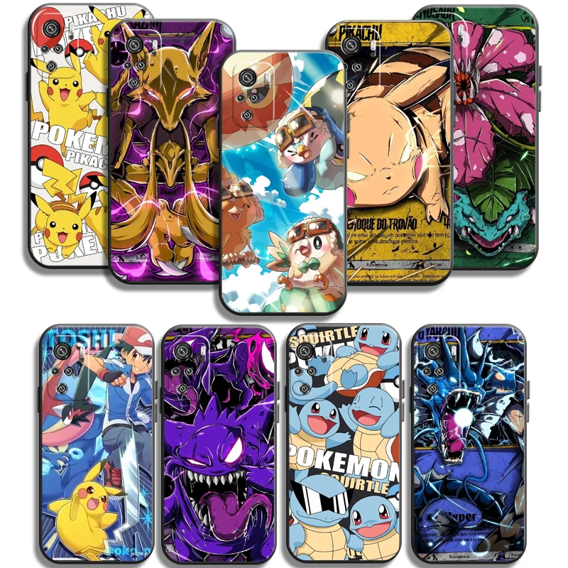 

Pokemon Greninja Phone Cases For Xiaomi Redmi Note 10 10 Pro 10S 10 5G Back Cover Coque Carcasa Funda Soft TPU