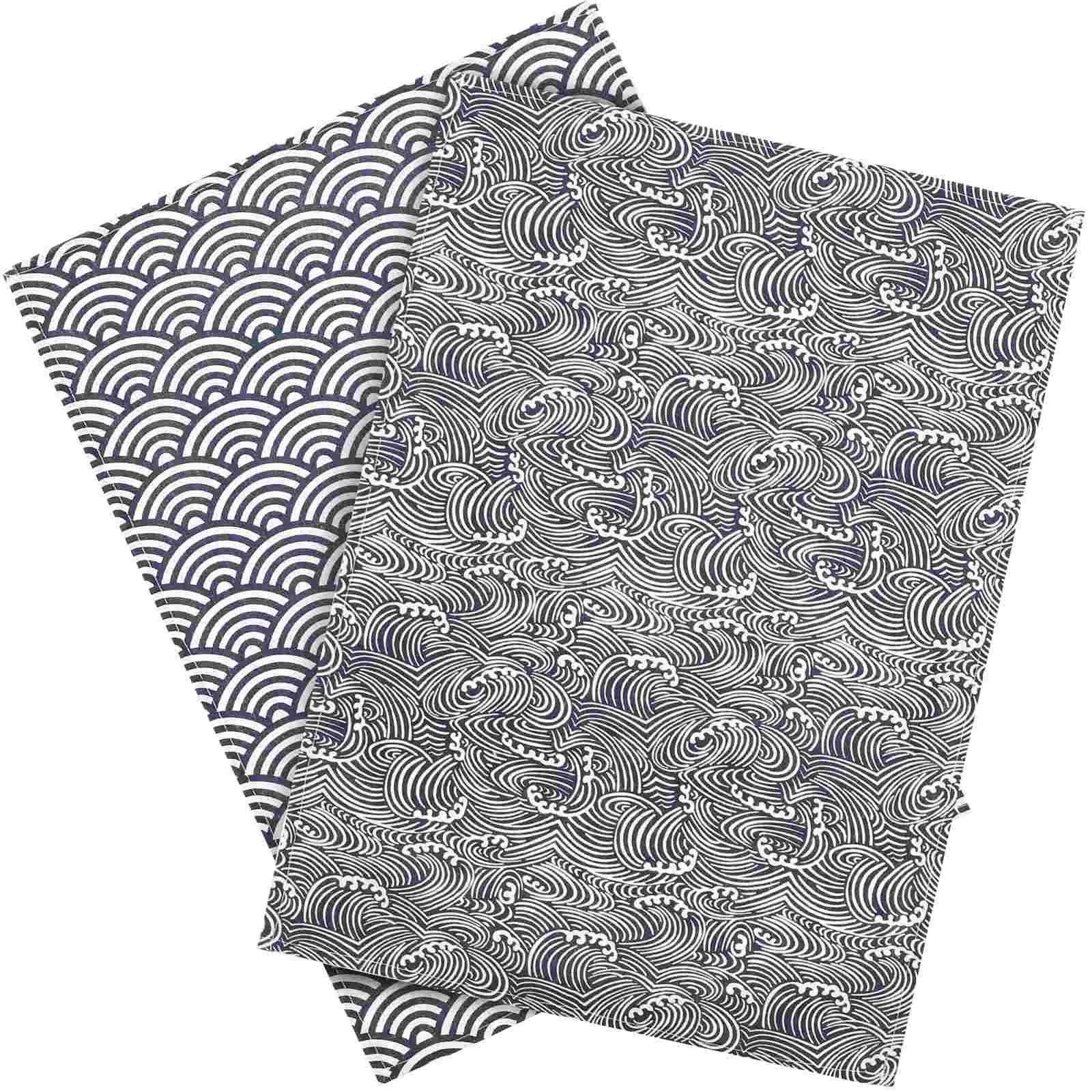

2pcs Japanese Style Design Retro Fabric Home Tablecloths Picnic Table Covers