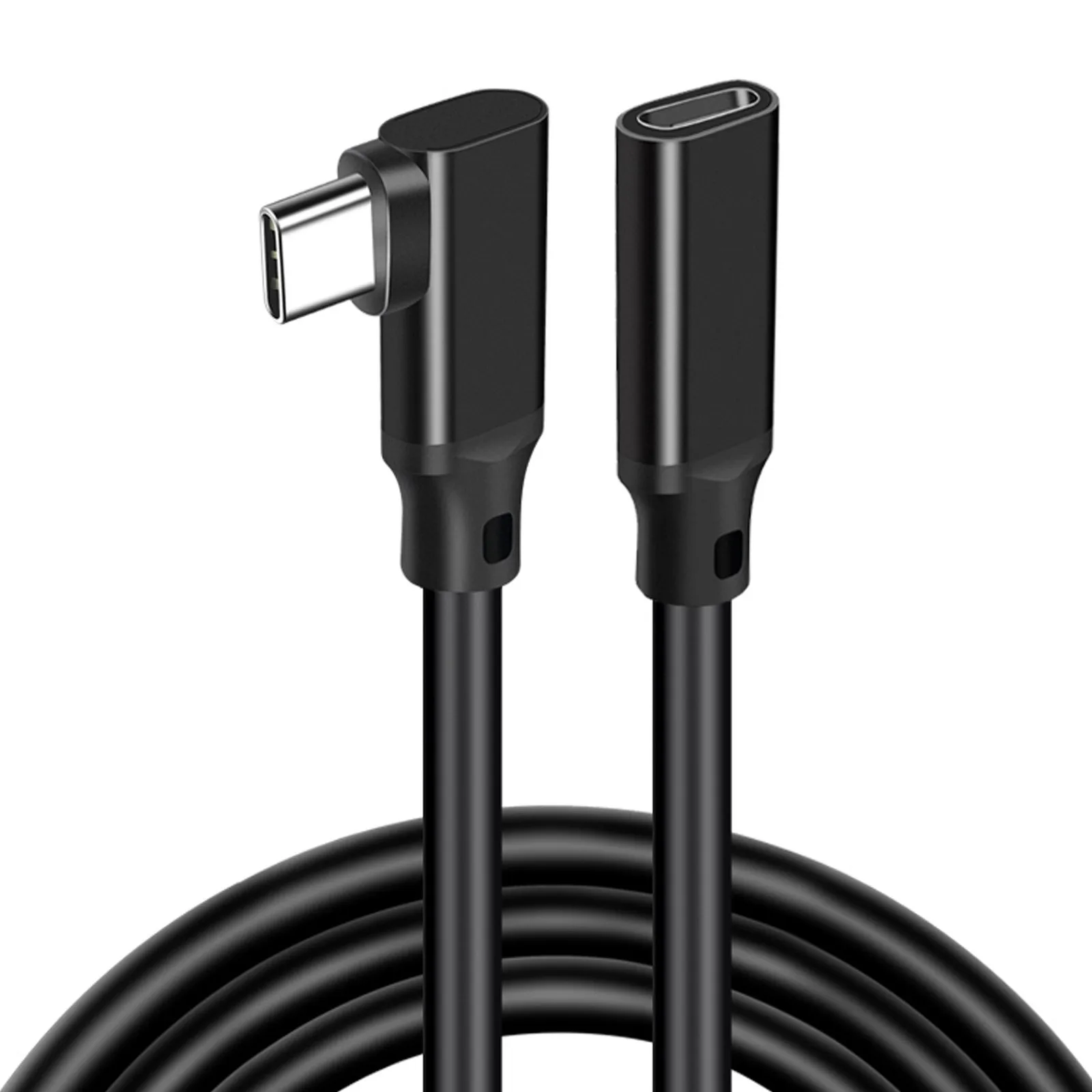 Удлинительный кабель USB C 3.2 20 Гбит/с 90 градусов Gen2 Type-c