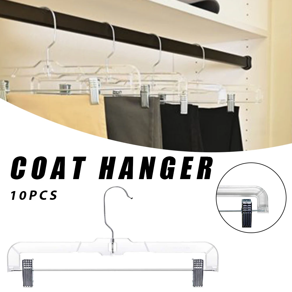 

Space Saving Trouser Hangers Anti corrosion Waterproof Rustproof for Bathroom Balcony Portable Lightweight Design Handy Use