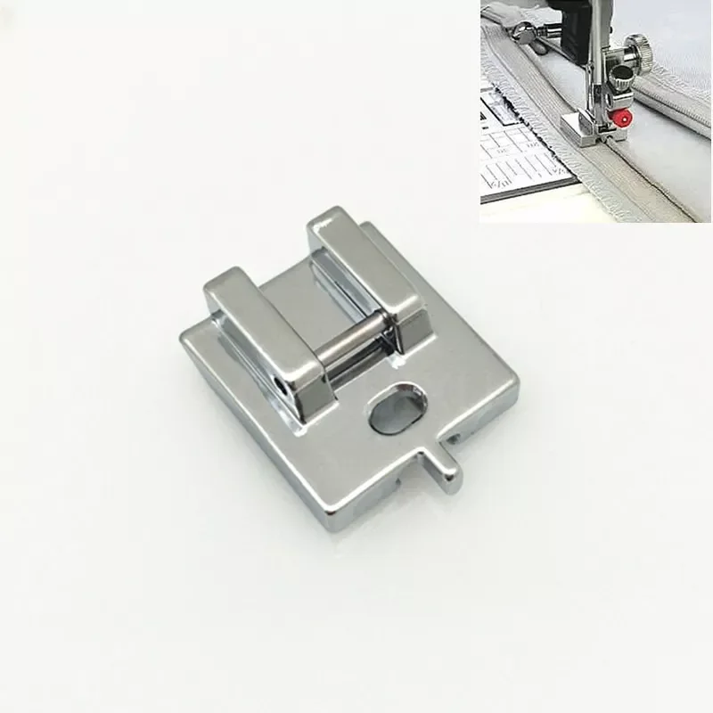 

Domestic Sewing Machine Parts 601ZN Concealed Zip Zipper Foot, Zipper foot With Tail Snap On 5BB5313-1