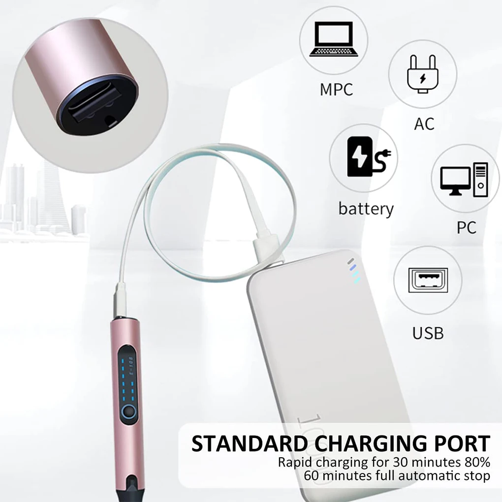 

Mini Wireless Drill Electric Carving Pen Cordless Engraving Tool Kit 300mAh USB Polisher Polishing Drilling Etching