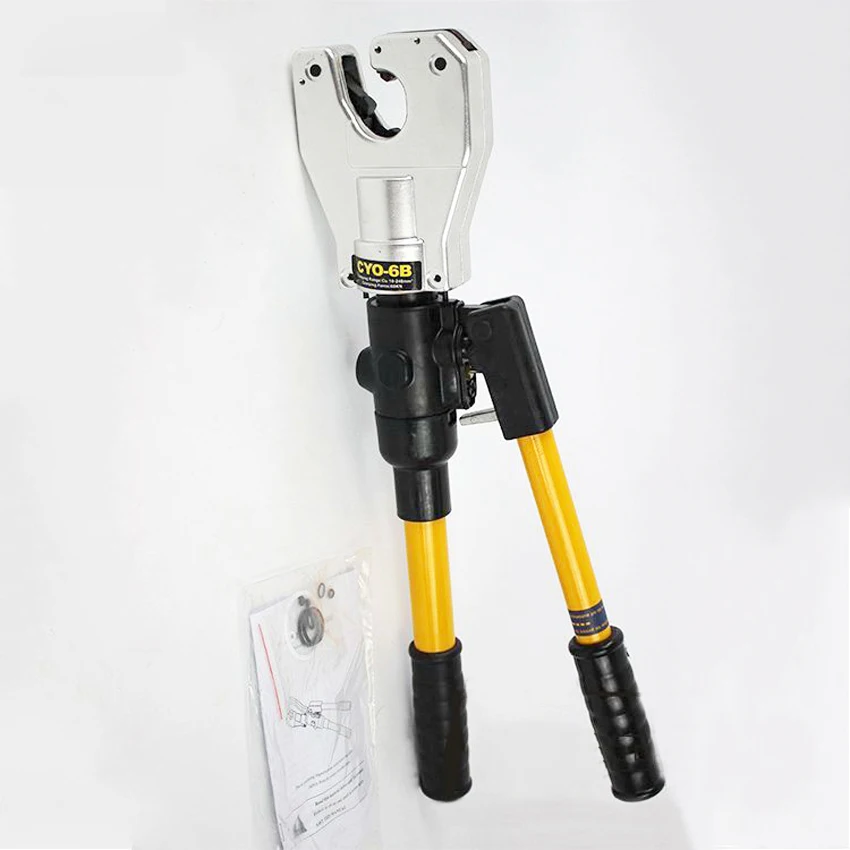 

CYO-6B hydraulic point pressure type hand crimping tool hydraulic crimping pliers range10-240mm2 for cable wire lug