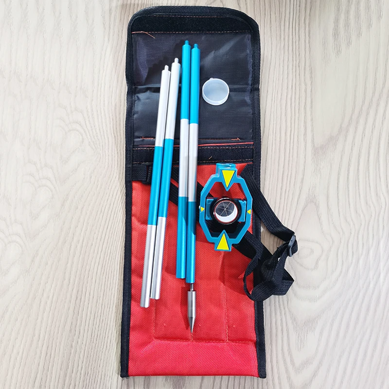

New Mini Prism With 4 Poles For Total Station Constant = + 17.5 Mm