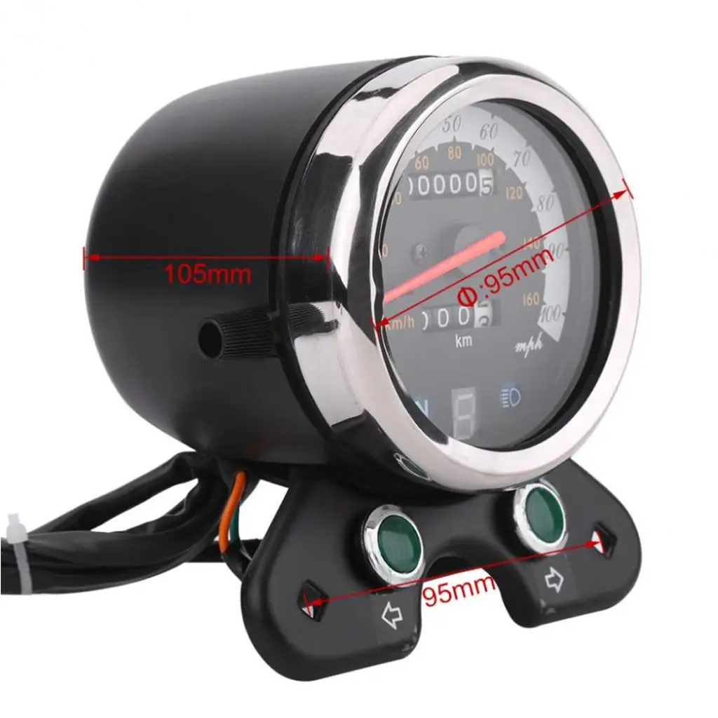 Speedo Meter Gear Digital Display Gauge Tachometer For CG125 | Автомобили и мотоциклы
