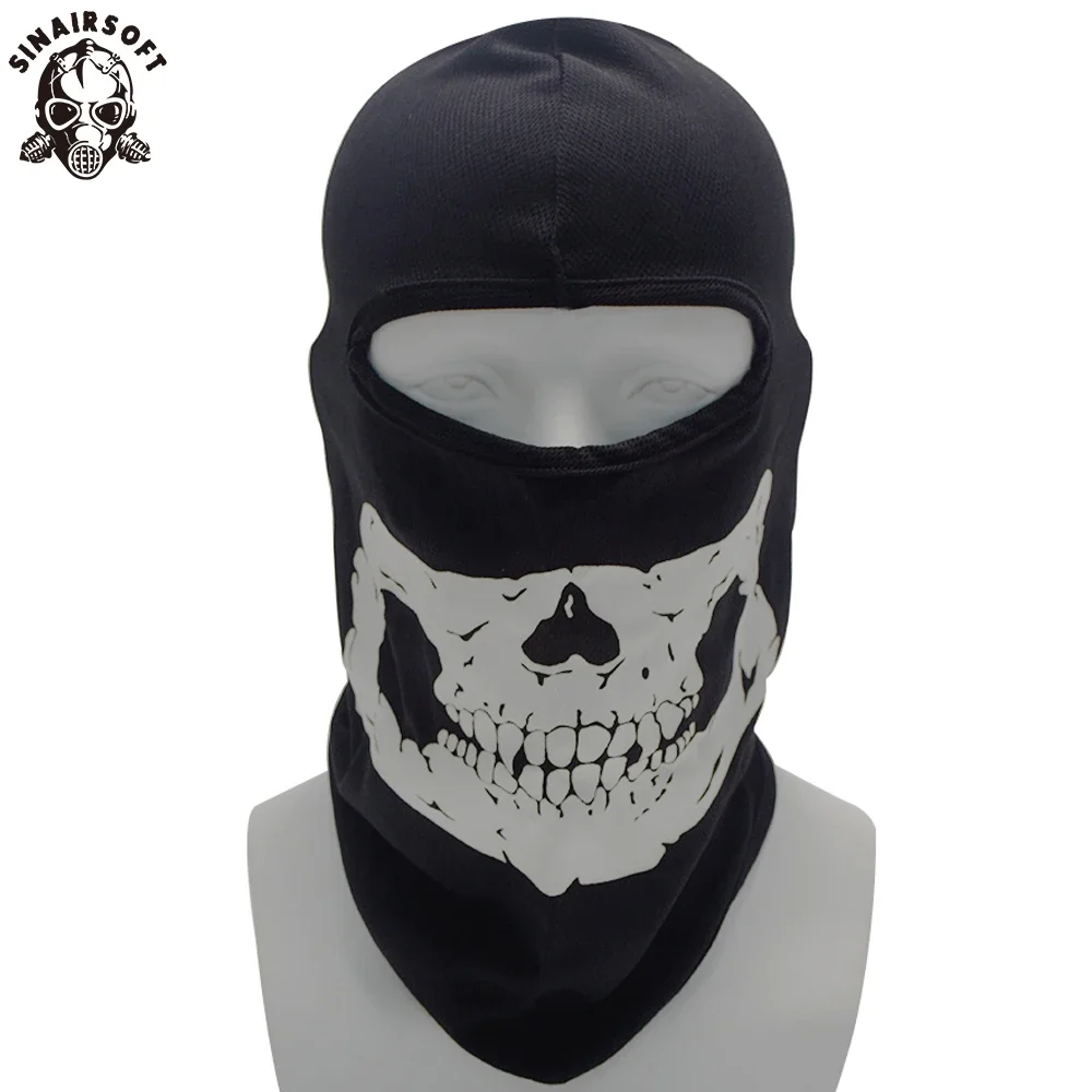 Тактический фосфоресцирующий полный капюшон шлем для страйкбола охоты Wargame