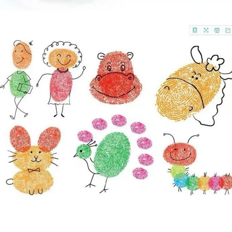 

Печатная глина, детский стол для рисования пальцами, детский сад, живопись, граффити, Пальмовая живопись, пигмент, моющийся принт ладони