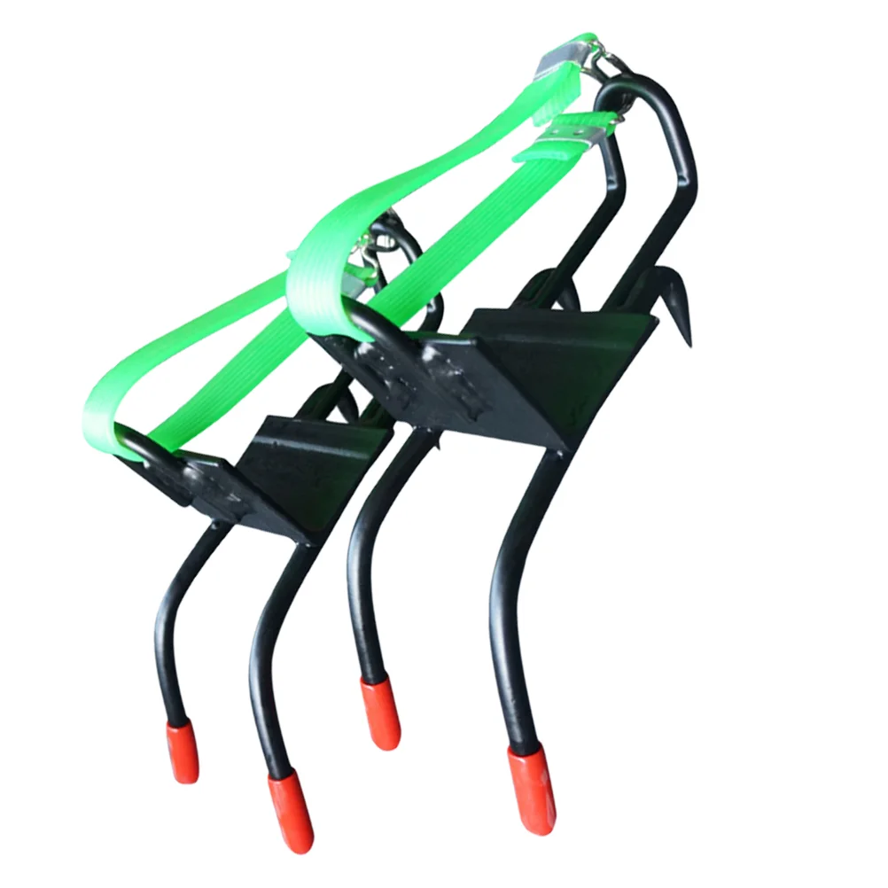 

Tree Climbing Buckle Cat Claw Tool Tree Climbing Boots Foot Buckle Pole Climbing Spikes 45 Steel Climbing Shoes Tool