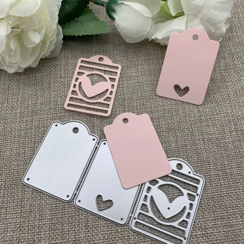 

Love tag decoration Metal Cutting Dies For DIY Scrapbooking Decorative Embossing Handcraft Die Cutting Template Mold