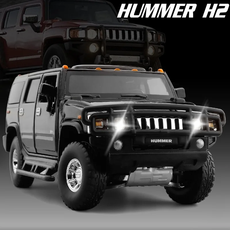 Модель внедорожника Hummer H2 в масштабе 1:32 2008 модель литая из металлического сплава